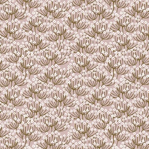 Art Gallery Fabric/Wild Meadow Blush/jersey Knit/4 way stretch/sold by the 1/2 yard.
