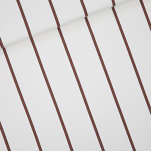 See You at Six fabric/Verticals NMN/French Terry/Grayed White/4 way stretch/Sold by the 1/2 yard.