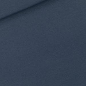 See You at Six Fabric/French Terry/Diver Blue/4 way stretch/sold by the 1/2 yard.