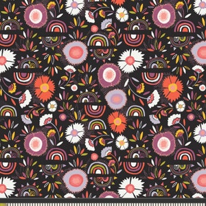 Art Gallery fabric/Divine Pacha/jersey knit/4 way stretch/sold by the 1/2 yard.