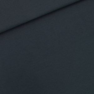 See You at Six Fabric/French Terry/India Ink- R /4 way stretch/sold by the 1/2 yard.