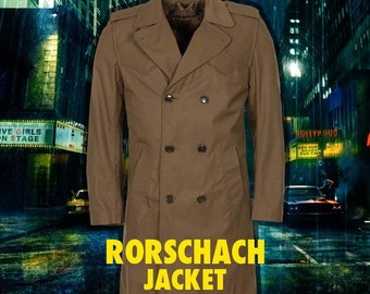 Abrigo de chaqueta de disfraz de Rorschach (¡Todos los tamaños disponibles nuevamente!)