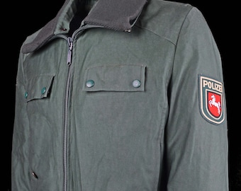 veste de parka de police allemande vintage M