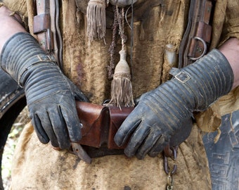Långa postapokalyptiska handskar (Mad Max, Fallout)