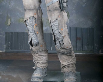 Weathered Post Apocalyptic Wasteland Pants