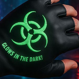 Post-apocalyptic Biohazard gloves (Punk, Gothic, Rave)