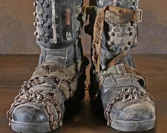 Post Apocalyptic / Endzeit Stiefel (Mad Max, Fallout, Larp)