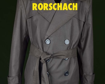 Premium Rorschach-kostym Trenchcoat - Filmversion