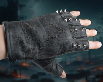Endzeit Nieten Handschuhe (Punk, Gothic, Black Metal)
