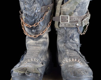 Post Apocalyptic / Endzeit Stiefel (Mad Max, Fallout, Larp)