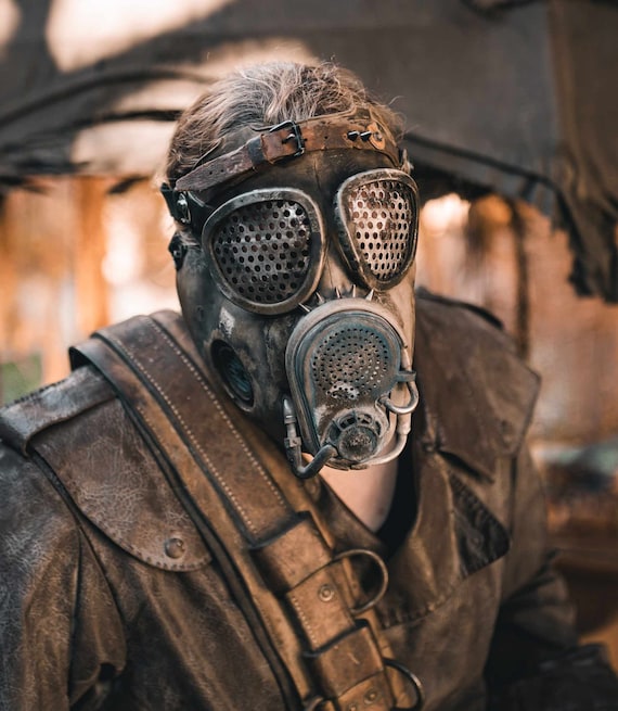 Post Apocalyptic Mask Gasmask for Larp, Nerf and Show 