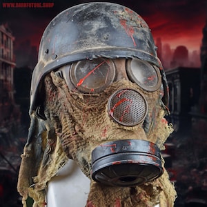 Post apocalyptic ZONE Soldier Helmet