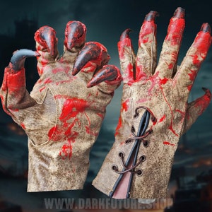 Gants d'épouvantail avec griffes