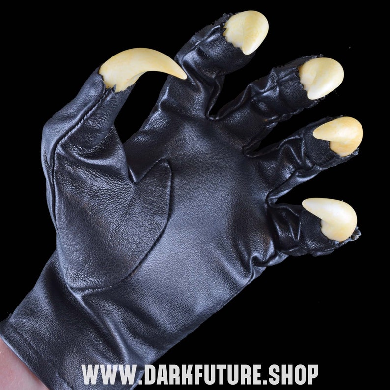 Gloves with claws for cosplay, costume, larp