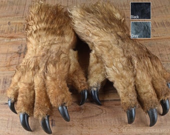 Fur Claw Gloves Monster, Beast, Werewolf