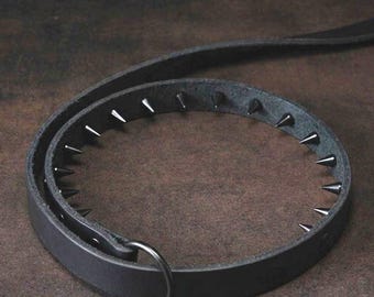 PAINFREAK® i koppel! omvänd spikhalsband BDSM Spanking Spik Sensorisk Kinky