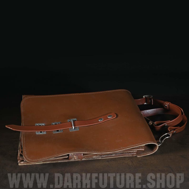 Bolsa con mapa vintage del NVA alemán imagen 1