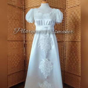 Tailored, Regency dress,regency era gown,empire dress,18th century gown,Taylor made,bride dress, embroidered dress,regency ball gown