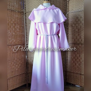 Vestido medieval sob medida, vestido do século XII, vestido e capa com capuz, capa medieval, manto medieval, vestido do século XII