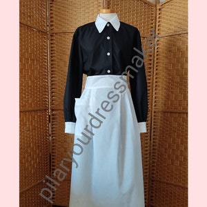 Tailored, Maid uniform,victorian period uniform,cotton uniform,made to measure,made to order,tailor made maid uniform,house wife uniform