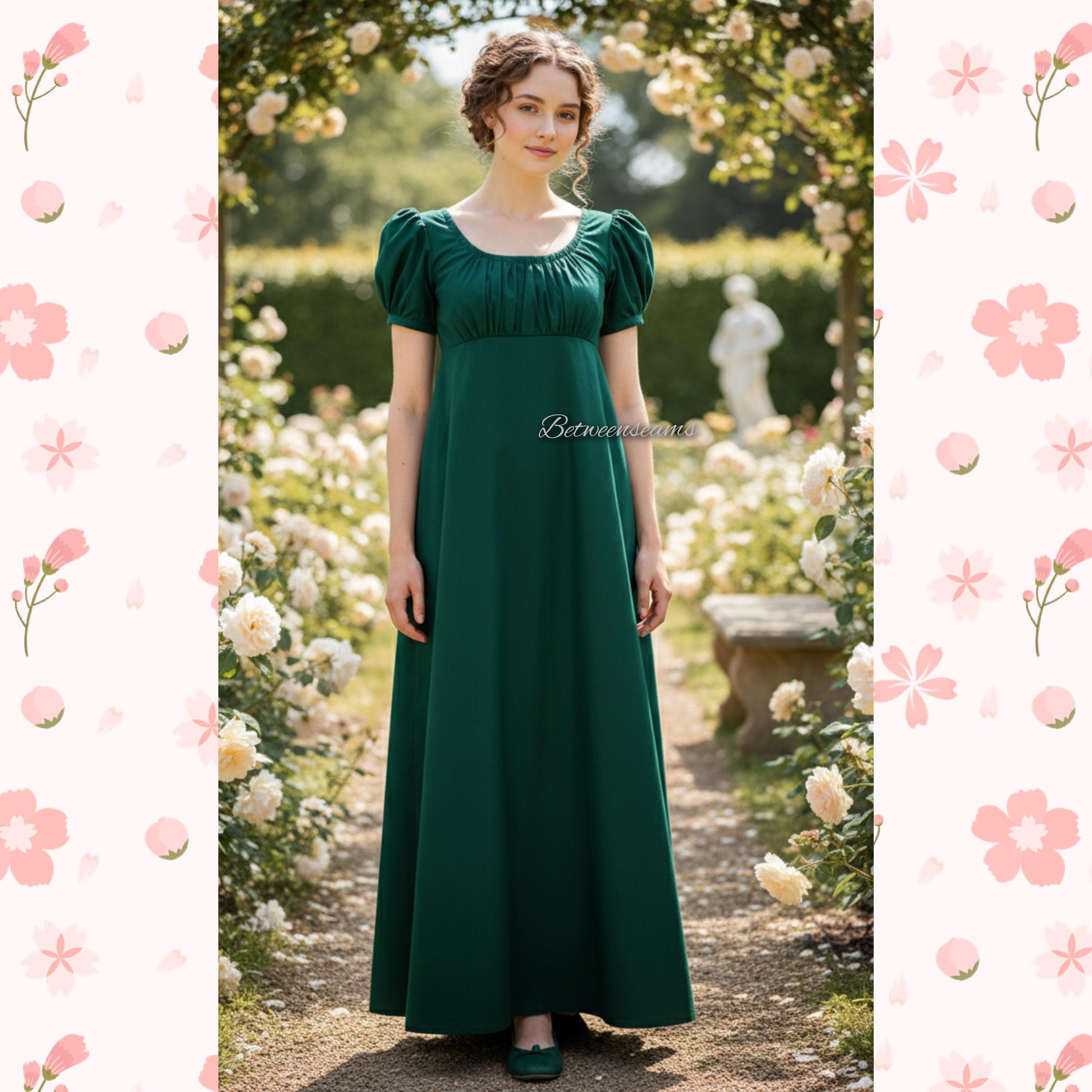 green emerald velvet dress Adults Deluxe Bridgerton Penelope Featherington Costume
