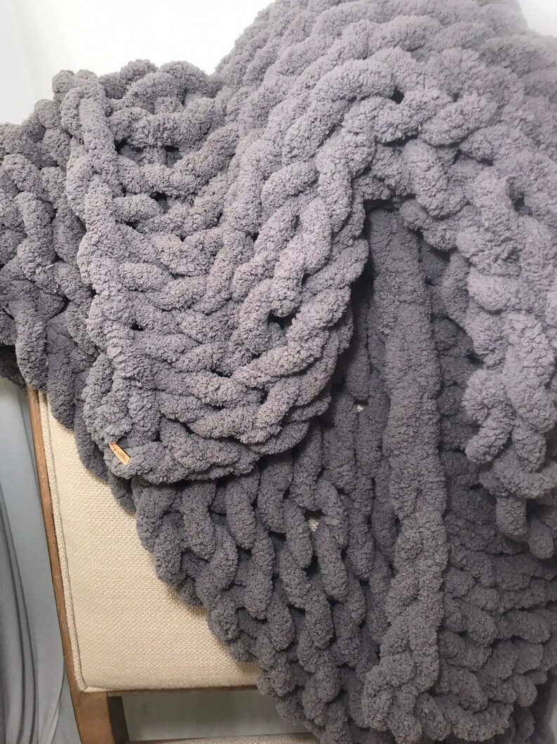 Bulky queen Baby full hand knit Handmade Chunky Blanket twin adult polyester king chenel yar arm knit Gifts homemade cal king