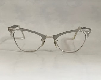 Superb, NOS, Vintage 50s/60s 12kgf 'Marcia' Eyeglass Frame by Martin Copeland, USA