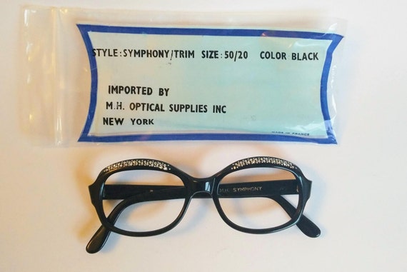 NOS, French, Vintage 1960s 'Symphony' Eyeglasses … - image 3