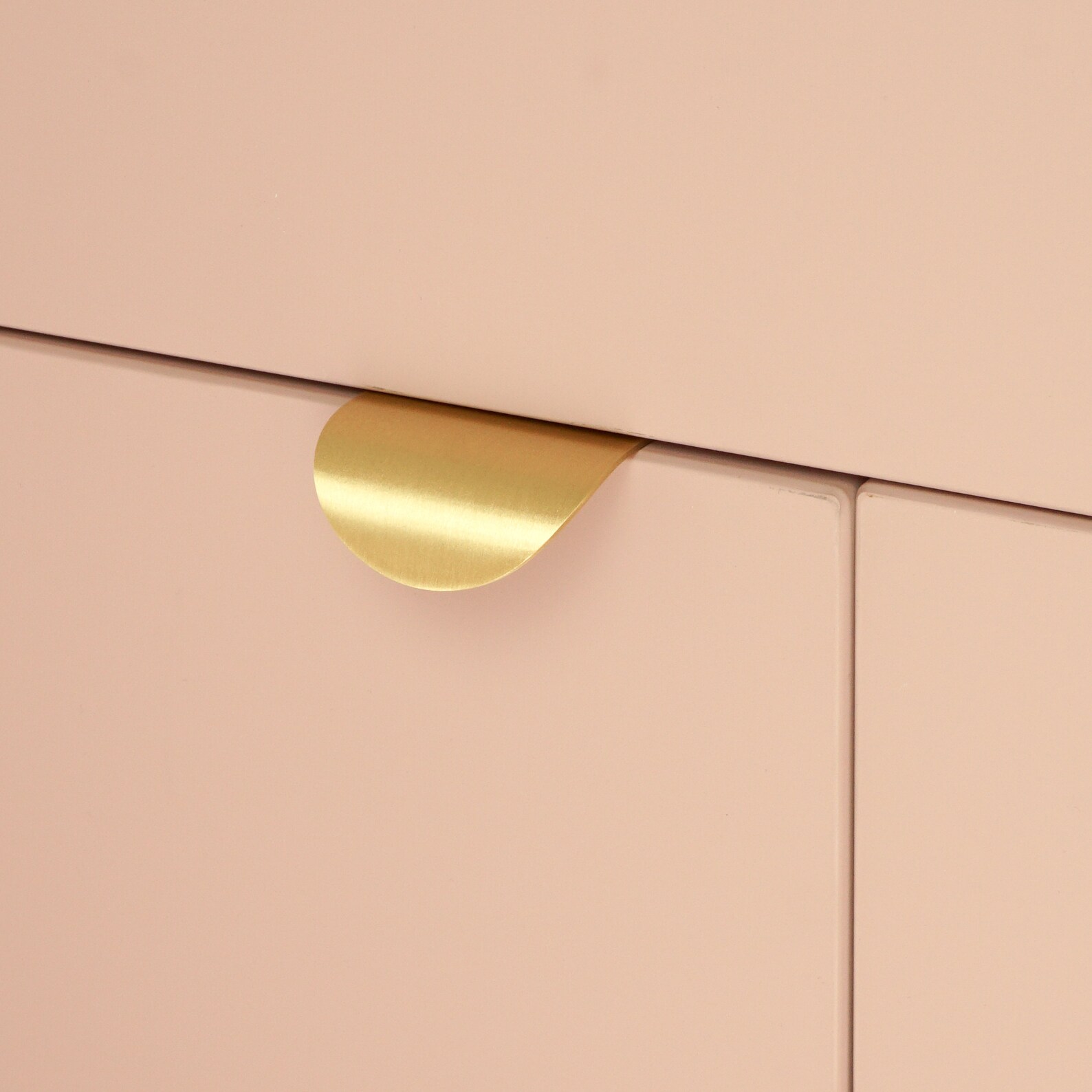 Curved Brass Lip Pull Handles Brass Door Handles Etsy