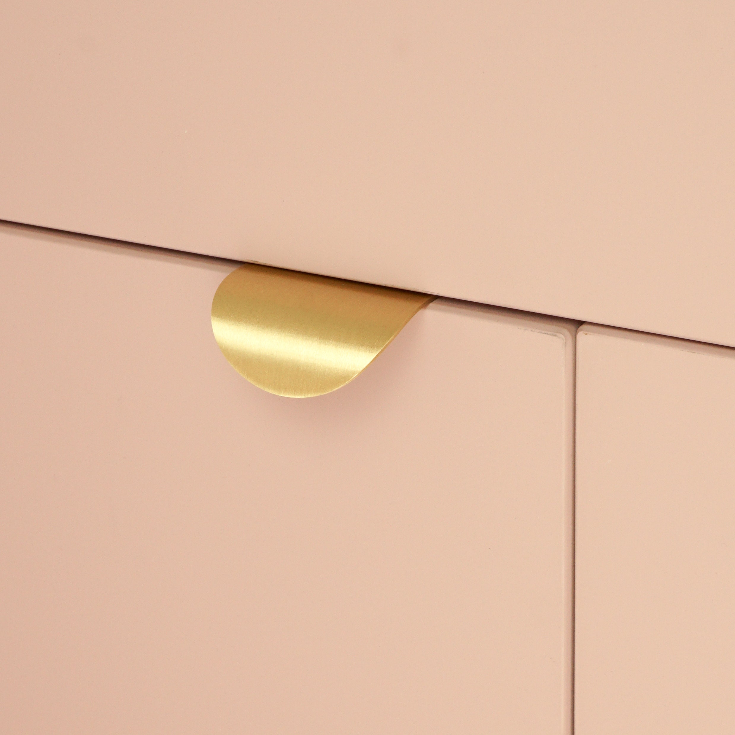 Curved Brass Lip Pull Handles Brass Door Handles Etsy