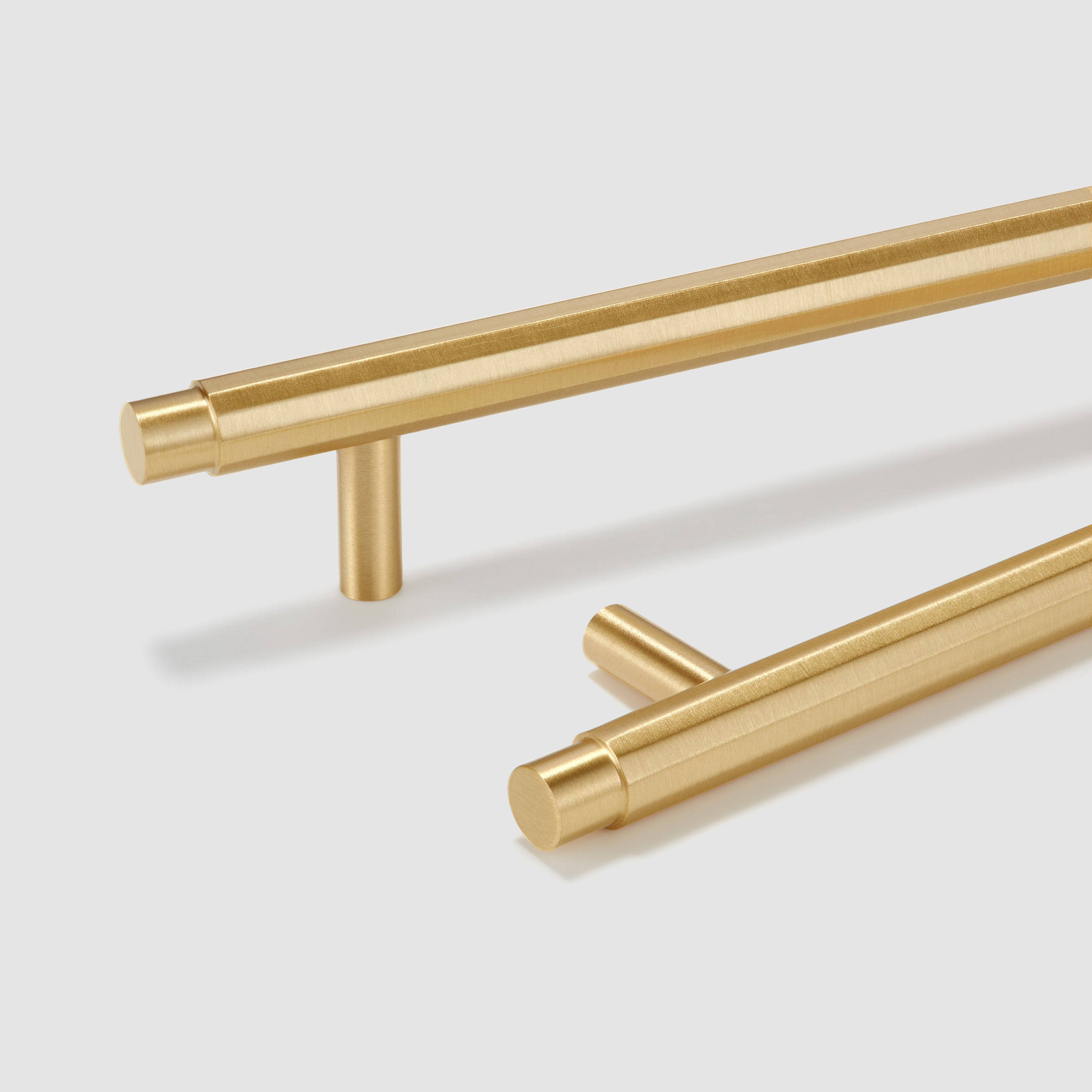 Brass Polygon Kitchen Handles Solid Metal Door Handles Etsy