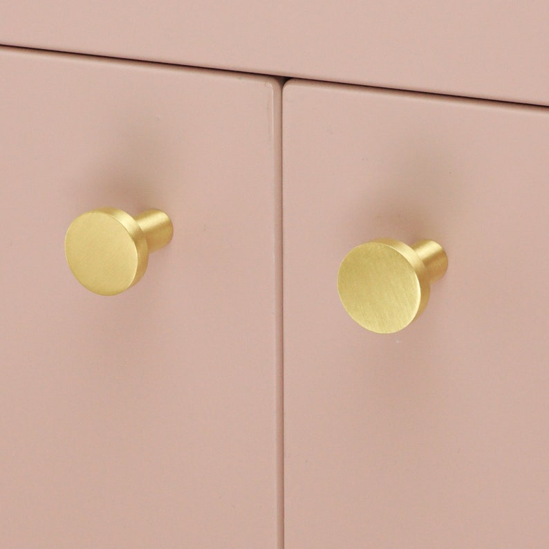 Solid Brass Peg Knobs Kitchen Knobs Brass Drawer Etsy UK