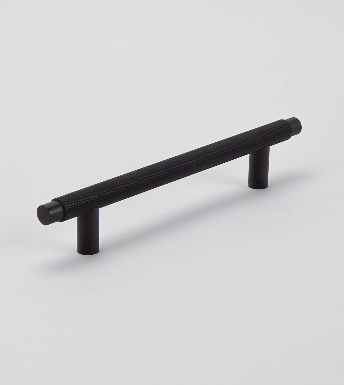 Knurled T Bar Solid Matt Black Handles Matt Black Etsy