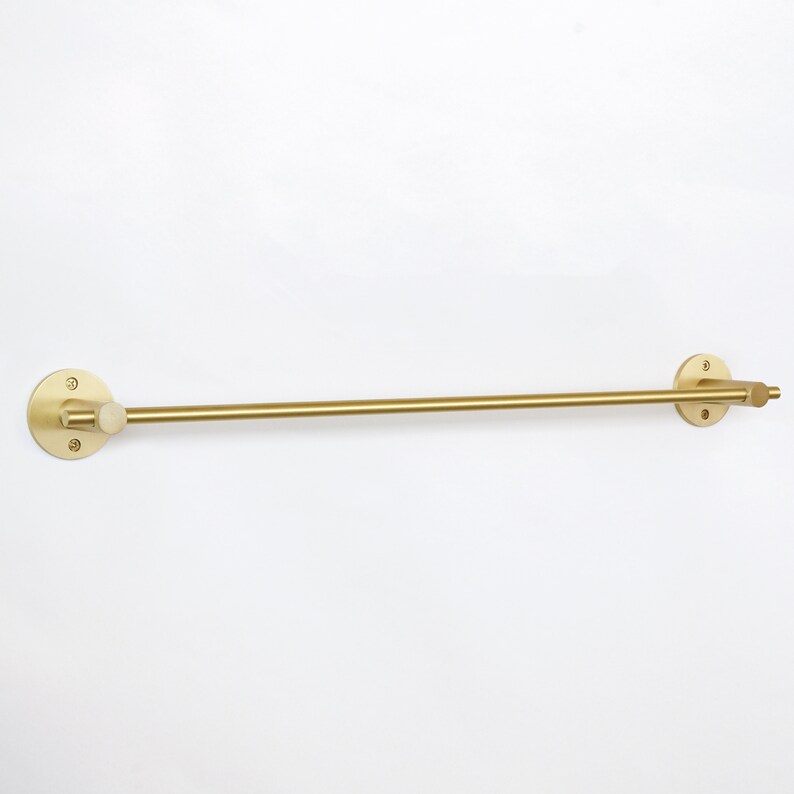 Brass Towel Rail Brass Bathroom Rail Brass Clothes Rail Etsy