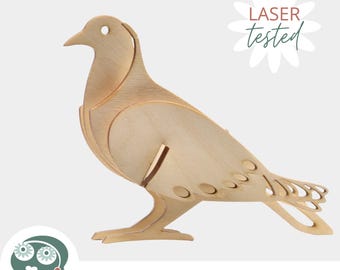 SVG Bird - pigeon - Dxf / Svg / Pdf / Ai