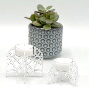 cosy tealight candle holder - digital file laser cutter - Dxf / Svg / Pdf / Ai image 6