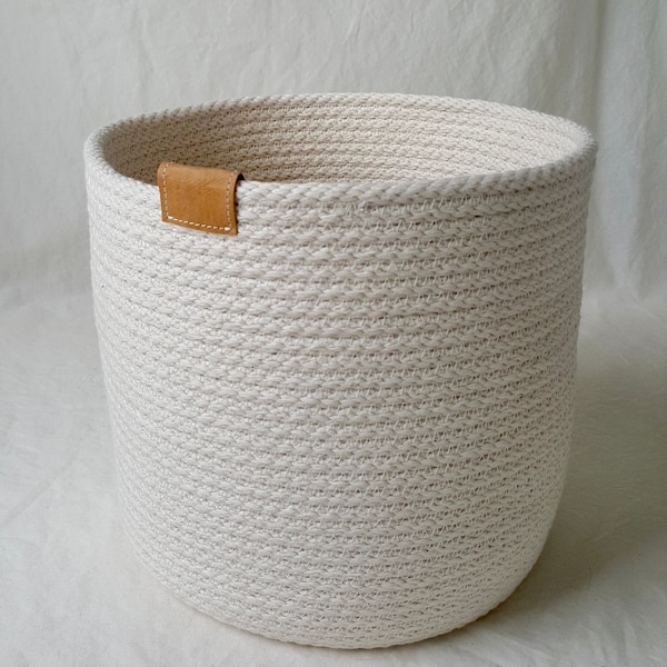 Handmade Rope Basket Etsy