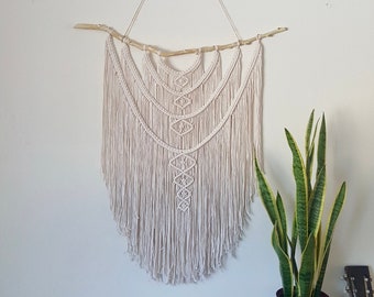 Large Macrame Wall Hanging - Macrame Tapestry - Fiber Art - Boho Home Decor - Earthy - Home Decor - Handmade Wall Art - Valentine's Day Gift