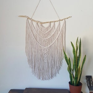 Large Macrame Wall Hanging - Macrame Tapestry - Fiber Art - Boho Home Decor - Earthy - Home Decor - Handmade Wall Art - Valentine&#39;s Day Gift