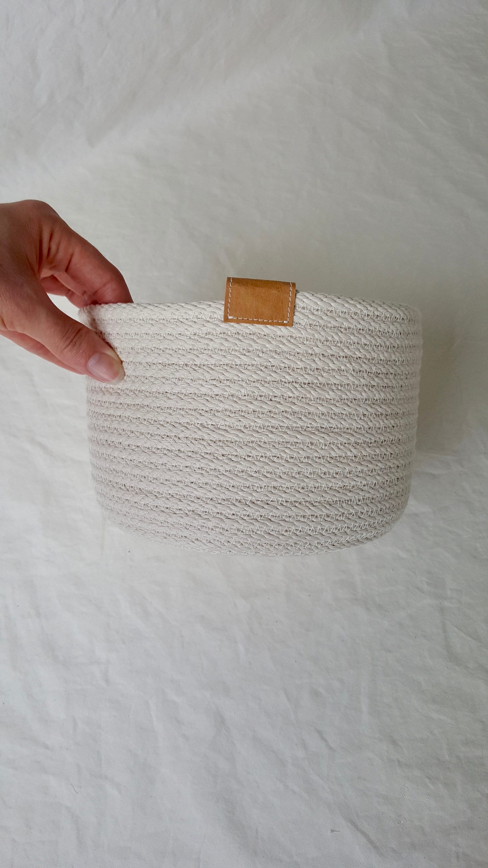 Handmade Rope Basket Small/medium Rope Basket Planter Etsy