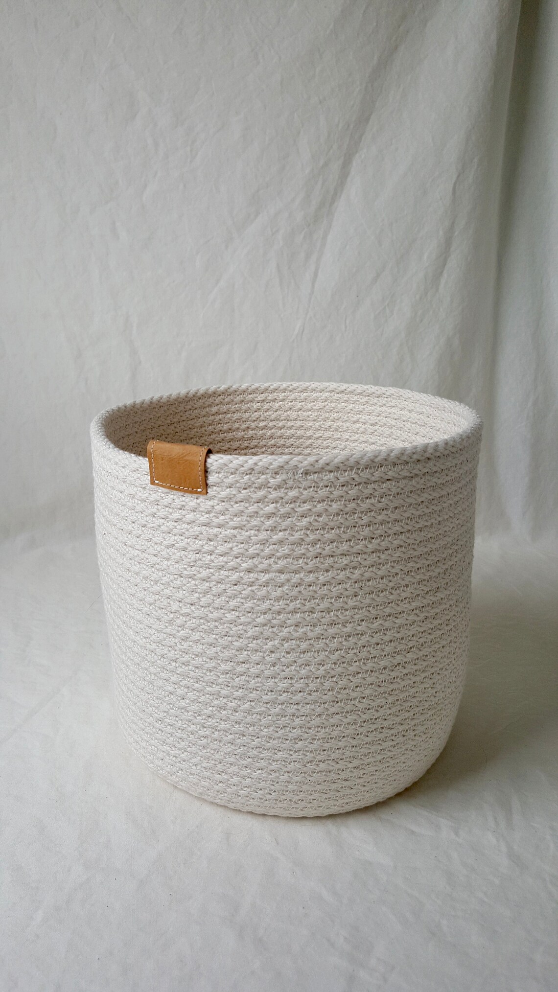 Handmade Rope Basket Medium/large Rope Basket Rope Planter Cotton Rope