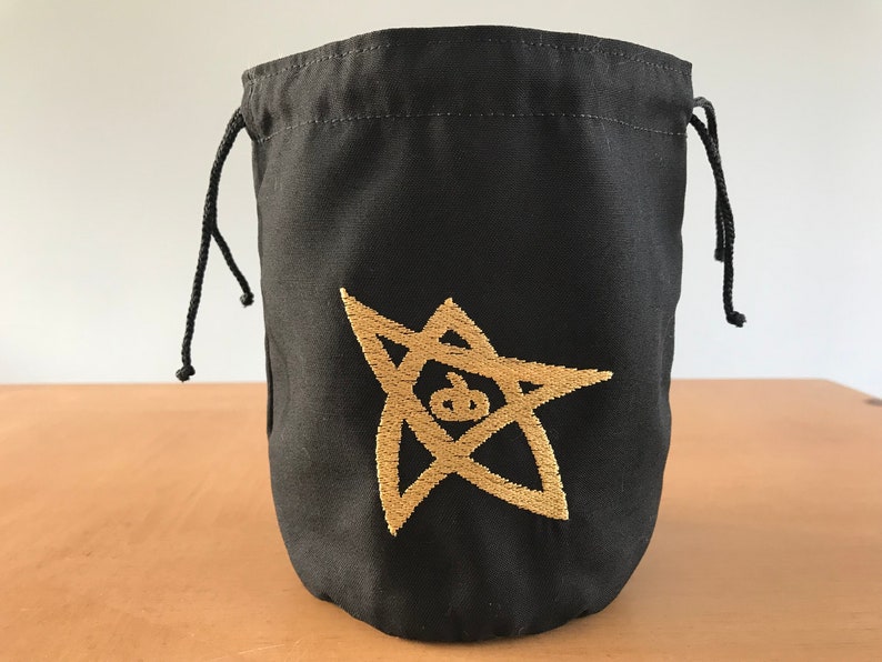 Cthulhu 'elder Sign' Dice Bag in antique Gold' Etsy