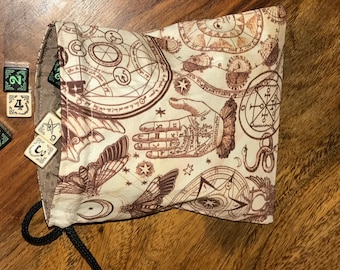 Cthulhu Dice Bag - Occult Symbols