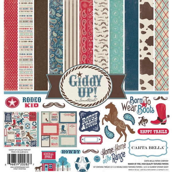 Scrapbook Paper Kit Etsy