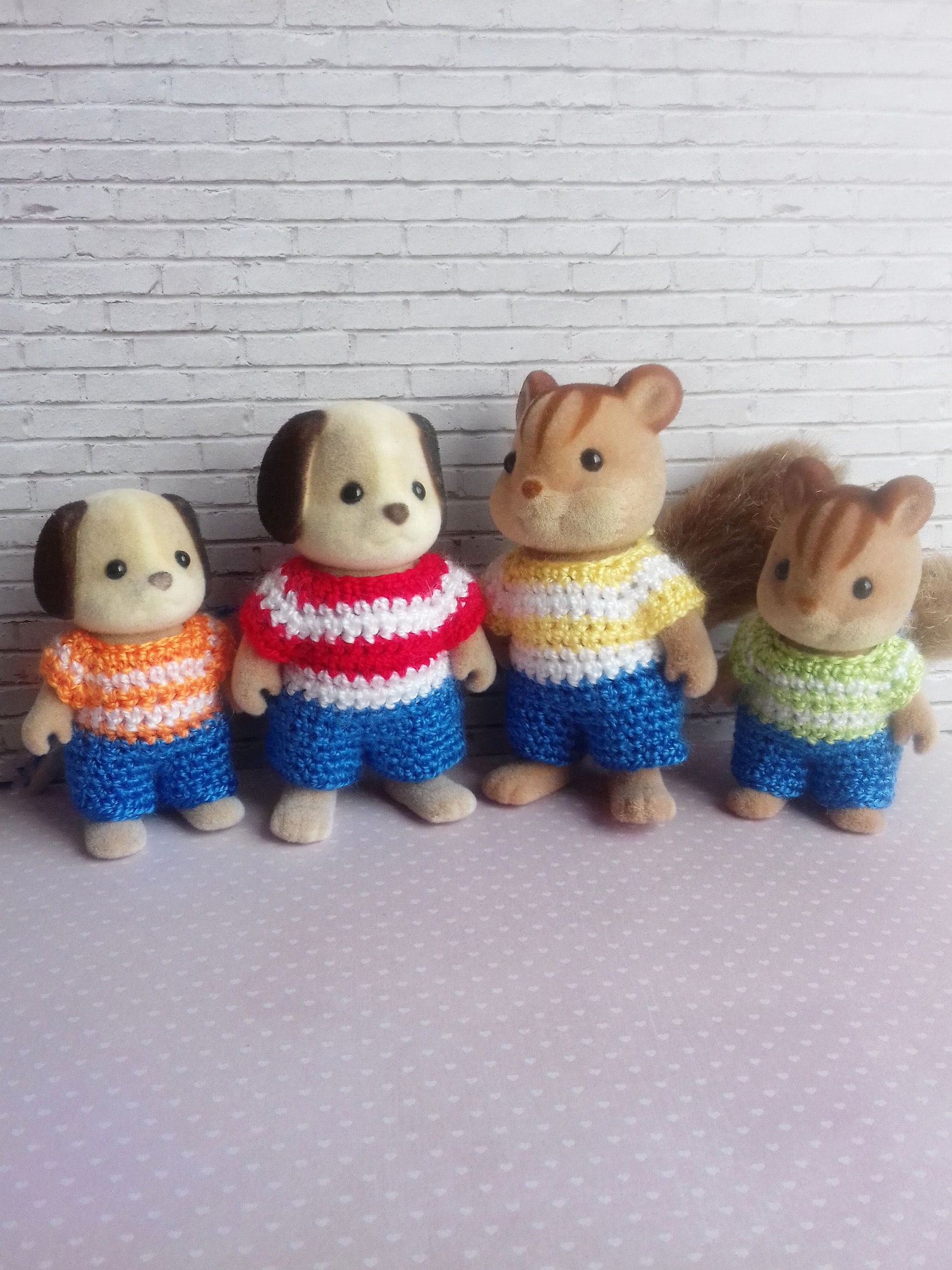 Sylvanian Families Outfit for Dad and brother Calico Etsy
