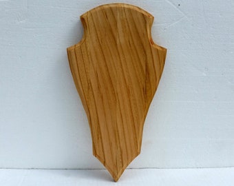 Wild Cherry Taxidermy trophy shield base mounting plaque hunting roe deer antler