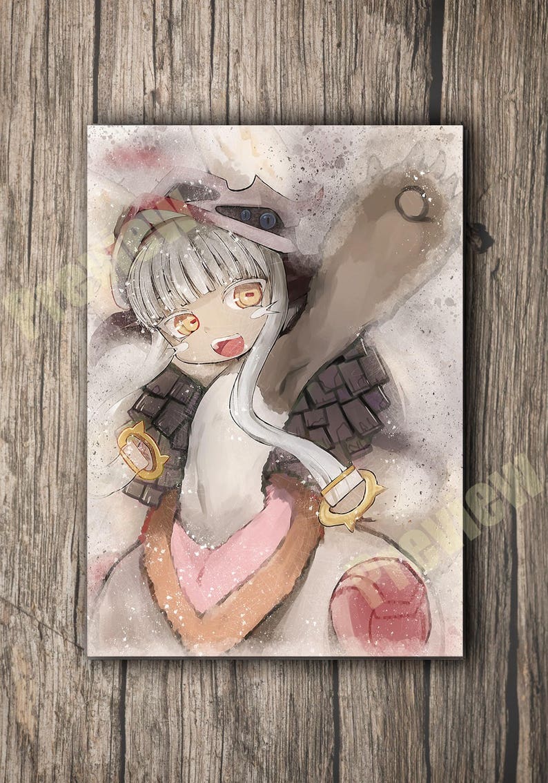 Nanachi Made In Abyss Anime Print Anime Poster Art Etsy