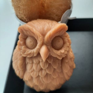 Owl Soap Bar, Owl shape soap bar, Soaps that looks like owls, made in Canada hand soap, Soaps, Owl Hand Soap Bar, Owl Lovers Gift, Bath Soap