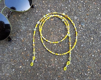 Glasses chain - yellow