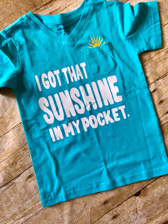 Boys Trolls Movie Tshirt I Got That Sunshine In My Pocket Etsy